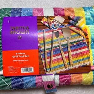 Tabitha Brown‎ Target 4-Piece Grill Tool Set with Carrying Case New